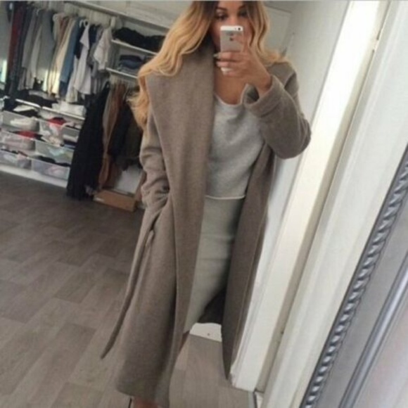 zara wrap coat